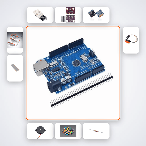 Baby Room Comfort Monitor Kit with Arduino Uno + Sensors - Compoden