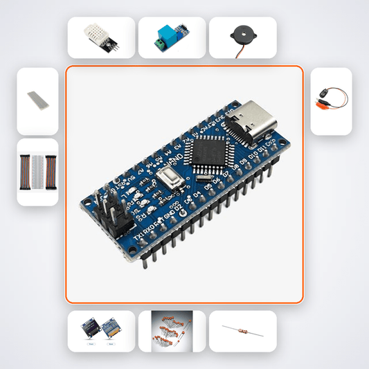 Baby Room Temperature Alert Kit with Arduino Nano + DHT22 - Compoden