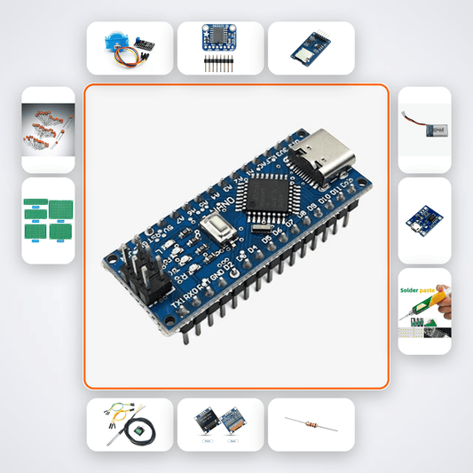 Bacterial Growth Turbidity Logger Kit with Arduino Nano + Sensor - Compoden