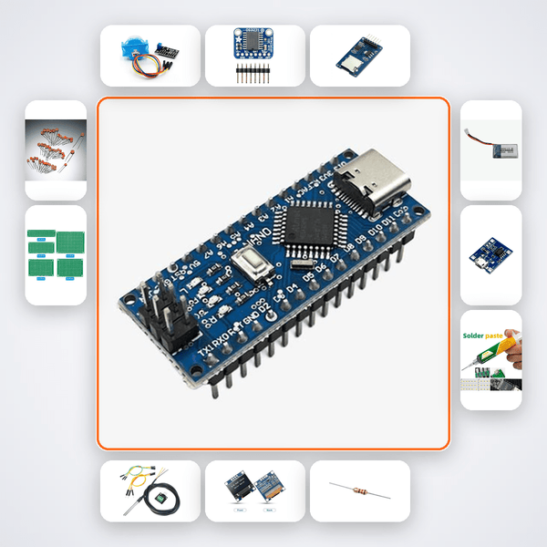Bacterial Growth Turbidity Logger Kit with Arduino Nano + Sensor - Compoden