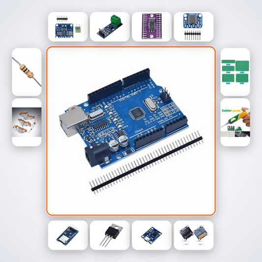 Battery Degradation Tracker Kit with Arduino Uno + LED - Compoden