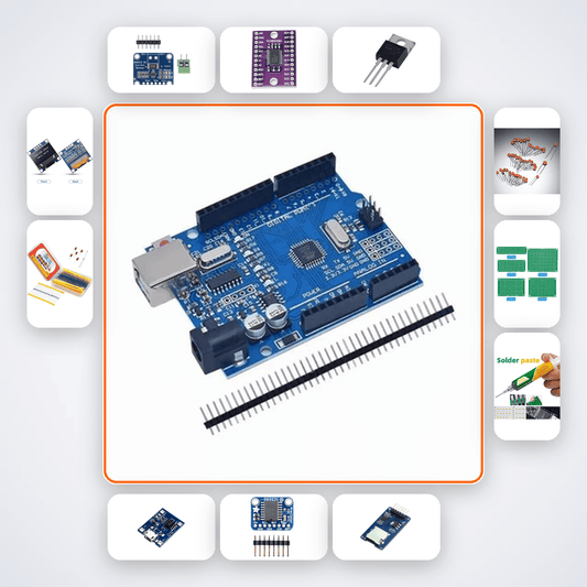 Battery State of Health Estimator Kit with Arduino Uno + LED - Compoden