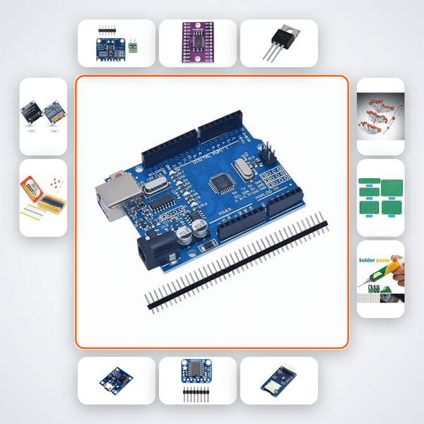 Battery State of Health Estimator Kit with Arduino Uno + LED - Compoden