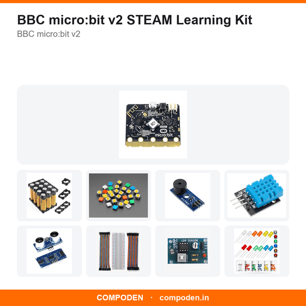 BBC micro:bit v2 STEAM Learning Kit - Compoden