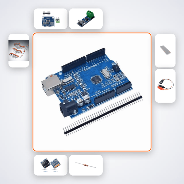 Bidirectional Power Flow Meter Kit with Arduino Uno + LED - Compoden