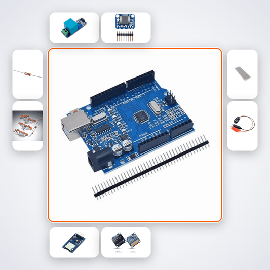 Bioluminescence Light Detector Kit with Arduino Uno + Sensor - Compoden