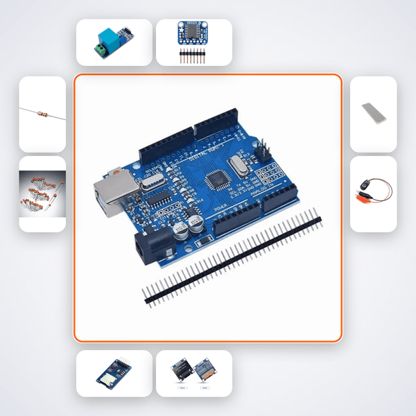 Bioluminescence Light Detector Kit with Arduino Uno + Sensor - Compoden