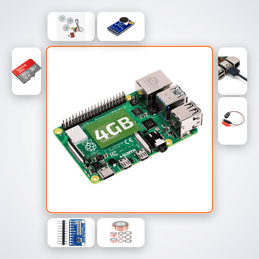 Biomedical Signal Acquisition Kit: ECG, EMG, EEG with Raspberry Pi - Compoden