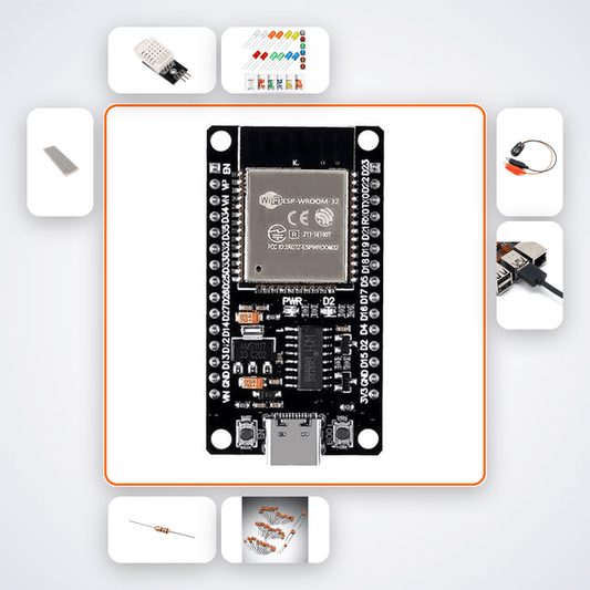 BLE Mesh Network 10 Nodes Kit with ESP32 + DHT22 - Compoden