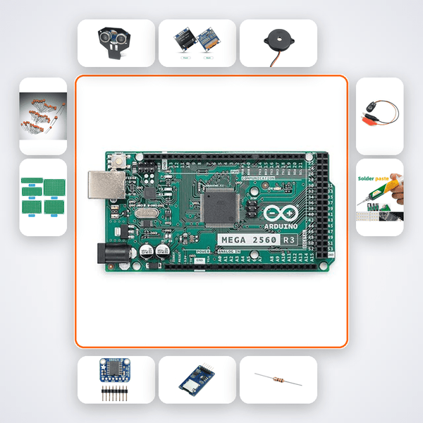 Blind Spot Home Monitor Kit with Arduino Mega + Ultrasonic - Compoden