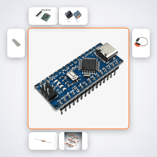 Blood Pressure Approximator Kit with Arduino Nano + LED - Compoden