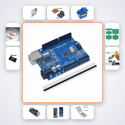 Bluetooth Home Automation Kit with Arduino Uno + Servos - Compoden