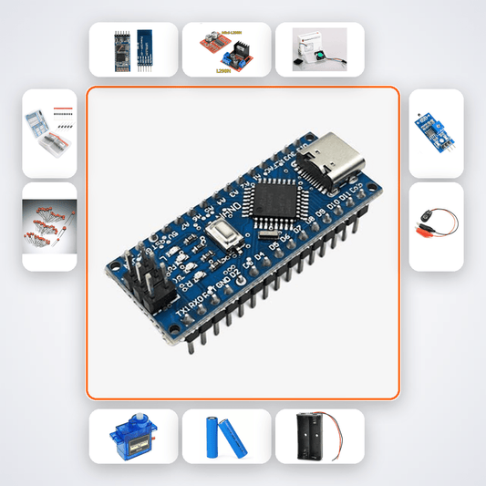 Bluetooth Hovercraft Kit for Students - Arduino Nano Robotics Project - Compoden