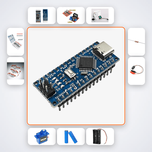 Bluetooth Hovercraft Kit with Arduino Nano - Compoden