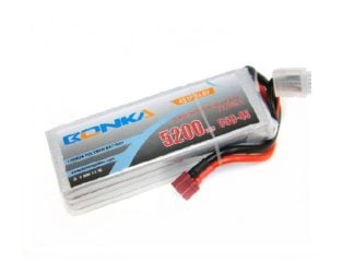 Bonka 14.8V 5200mAh 35C 4S Lithium Polymer Battery Pack - Compoden