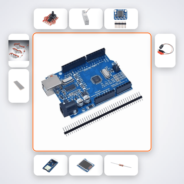 Bridge Stress Load Analyser Kit with Arduino Uno - Compoden