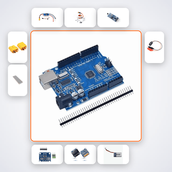 Brushless Motor Speed Governor Kit with Arduino Uno + Motor - Compoden