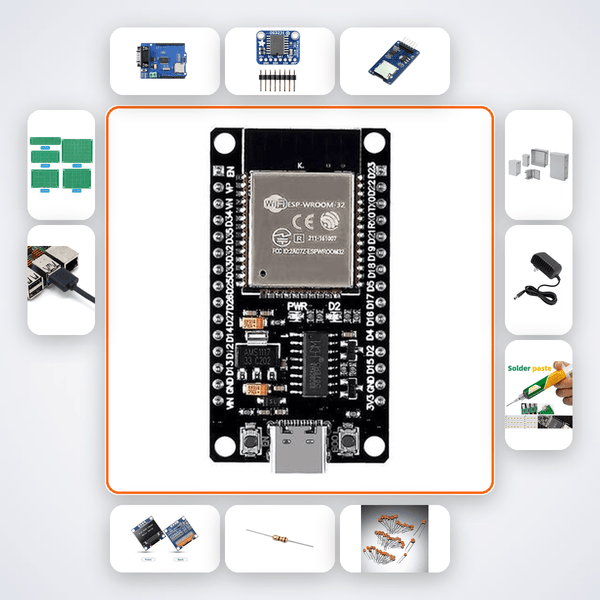 CAN Bus OBD-II Vehicle Logger Kit with ESP32 + LED - Compoden