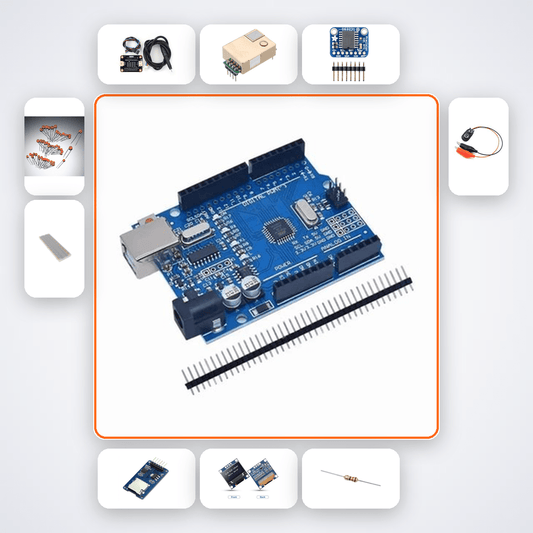 Carbon Sequestration Soil Monitor Kit with Arduino Uno + LED - Compoden