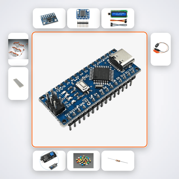 Cargo Tamper-Evident Seal Variant 20 Kit with Arduino Nano - Compoden