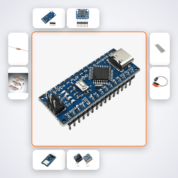 Circadian Light Rhythm Logger Kit with Arduino Nano + LED - Compoden