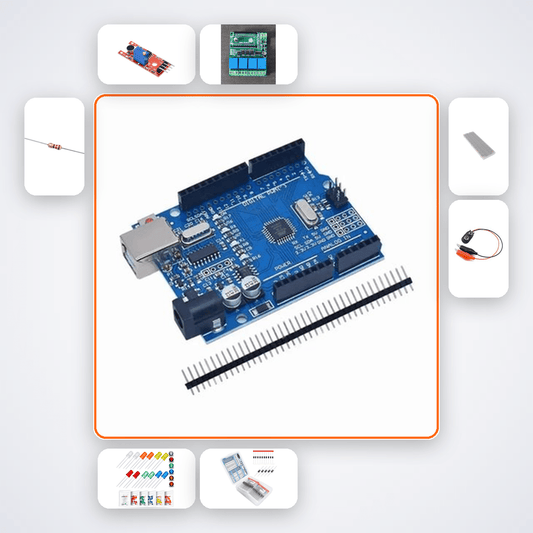 Clap Switch Light Kit with Arduino Uno + Sensor - Compoden