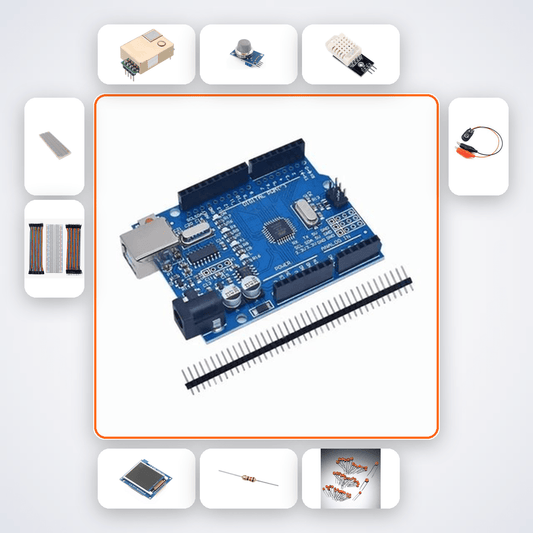 Classroom CO2 Monitor Plus Kit with Arduino Uno + Sensor - Compoden