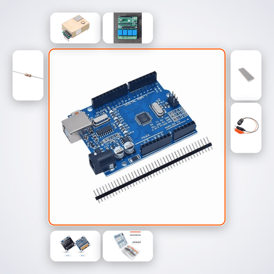 CO2 Room Ventilation Alert Kit with Arduino Uno + Sensor - Compoden
