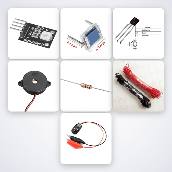 Coin Sorter Circuit Kit - IR Sensing STEM Project for Kids 6-8 - Compoden