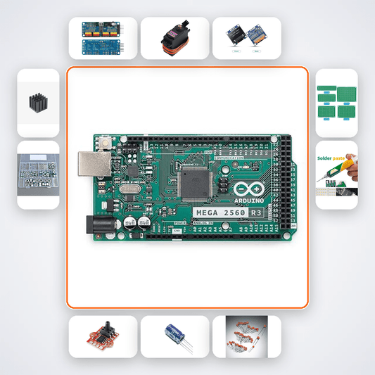 Collaborative Dual Arm Assembly Kit with Arduino Mega + Servo - Compoden
