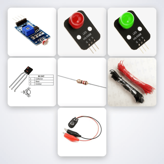 Colour Sensor Fruit Sorter Kit - Compoden