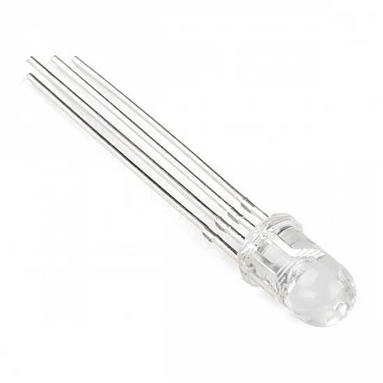 Common-Cathode RGB LED 5mm (5 Pcs) - Compoden