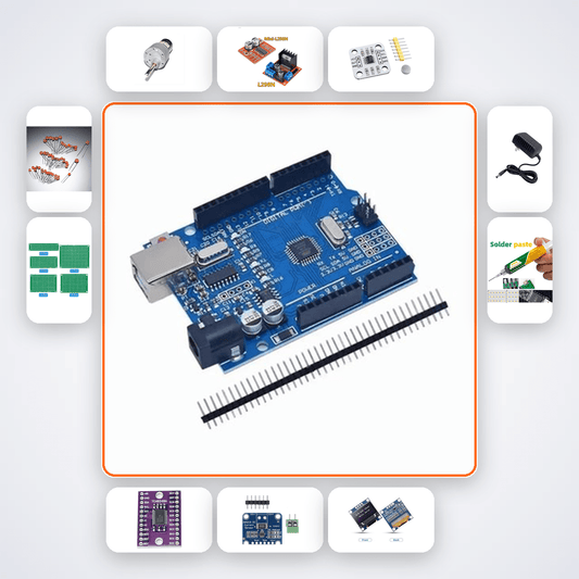 Compliant Series Elastic Actuator Kit with Arduino Uno + Motor - Compoden