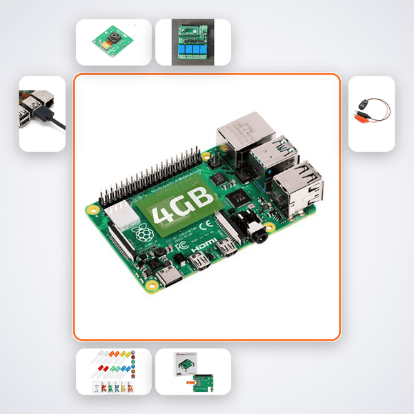 Control Relays & LEDs with Hand Gestures - Pi 5 Kit - Compoden