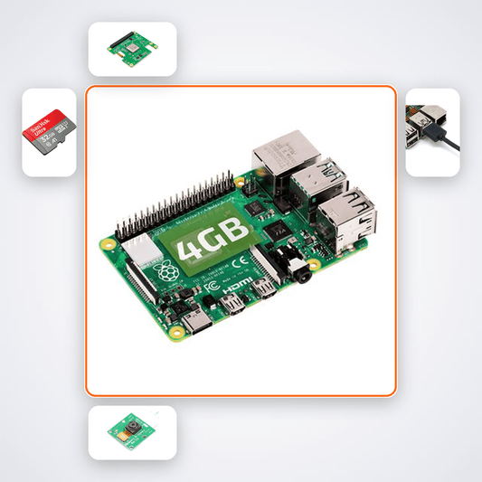 Coral USB Accelerator Kit for Raspberry Pi 4 - Edge AI Camera - Compoden
