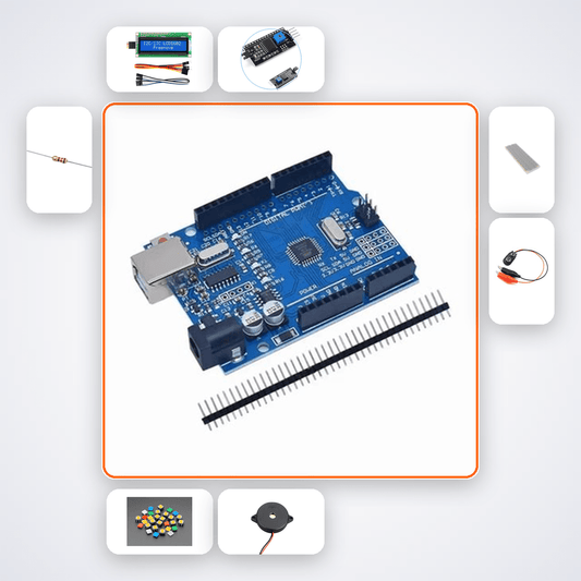 Countdown Timer Kit with Arduino Uno - Compoden