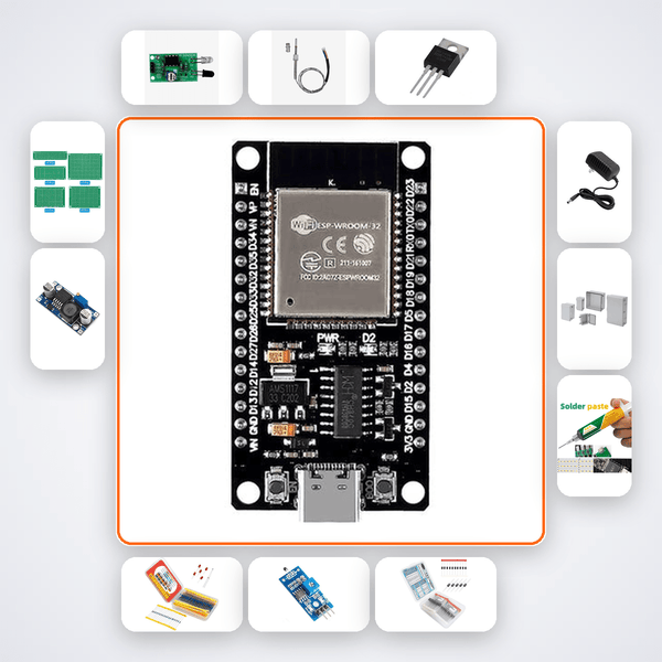 Cyberpunk Neon Sign Controller Kit with ESP32 - Compoden