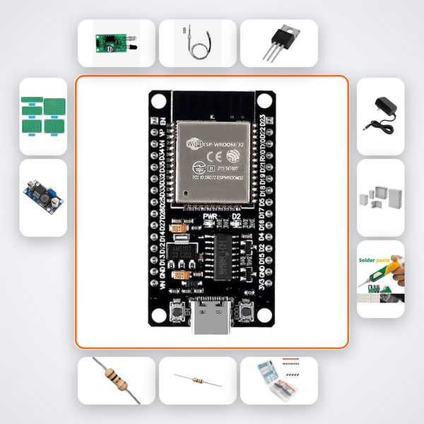 Cyberpunk Neon Sign Controller Variant 26 Kit with ESP32 - Compoden