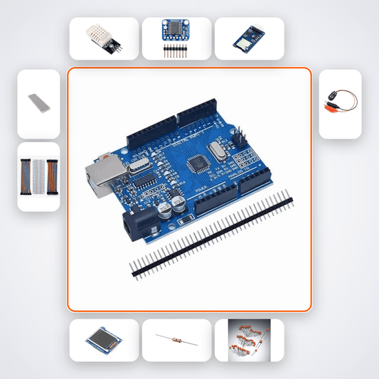 Data Anomaly Detector Chart Kit with Arduino Uno + DHT22 - Compoden