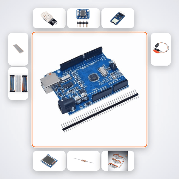 Data Anomaly Detector Chart Kit with Arduino Uno + DHT22 - Compoden