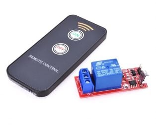 DC 12V 1 Channel Relay Module Infrared IR Remote Switch Control - Compoden