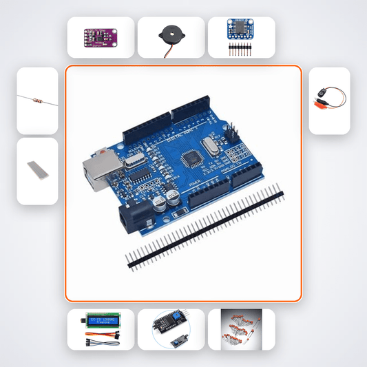 Decibel vs Distance Study Kit with Arduino Uno - Compoden