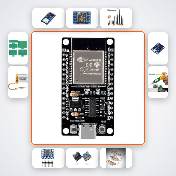 Delay Tolerant Network DTN Router Kit with ESP32 + LoRa - Compoden