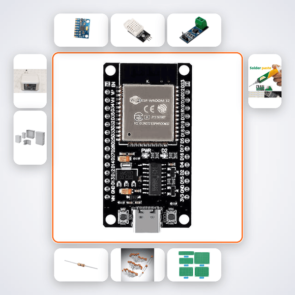 Digital Twin Sensor Visualiser Kit with ESP32 + MPU6050 - Compoden