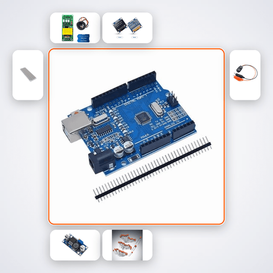 DIY AC Power Meter Kit - Arduino Uno OLED Energy Monitor - Compoden