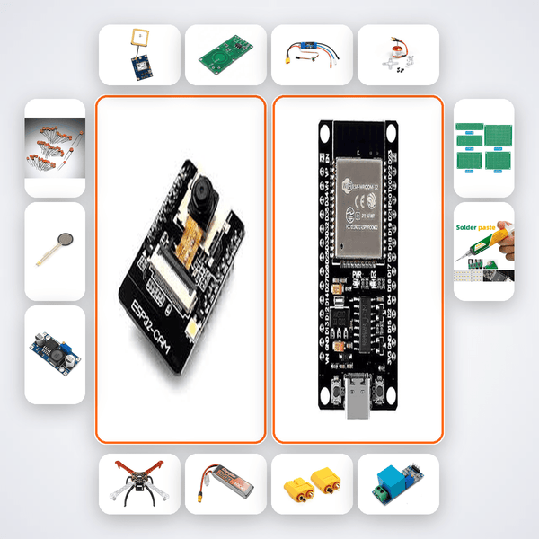 Drone GPS Navigator Kit with ESP32 + Motor - Compoden