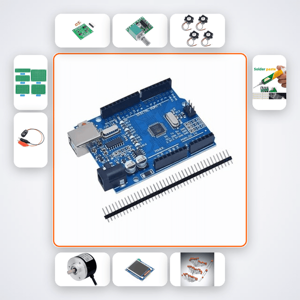 Dual-Channel Waveform Generator Kit with Arduino Uno - Compoden