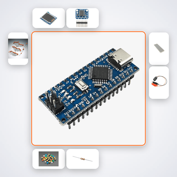 E-Ink Daily Agenda Display Kit with Arduino Nano - Compoden