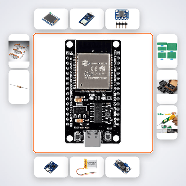 E-Ink Digital Art Frame Variant 5 Kit with ESP32 - Compoden