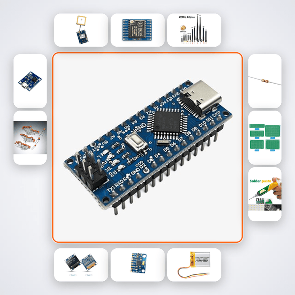 Earthquake Vibration Logger Kit with Arduino Nano + LoRa - Compoden
